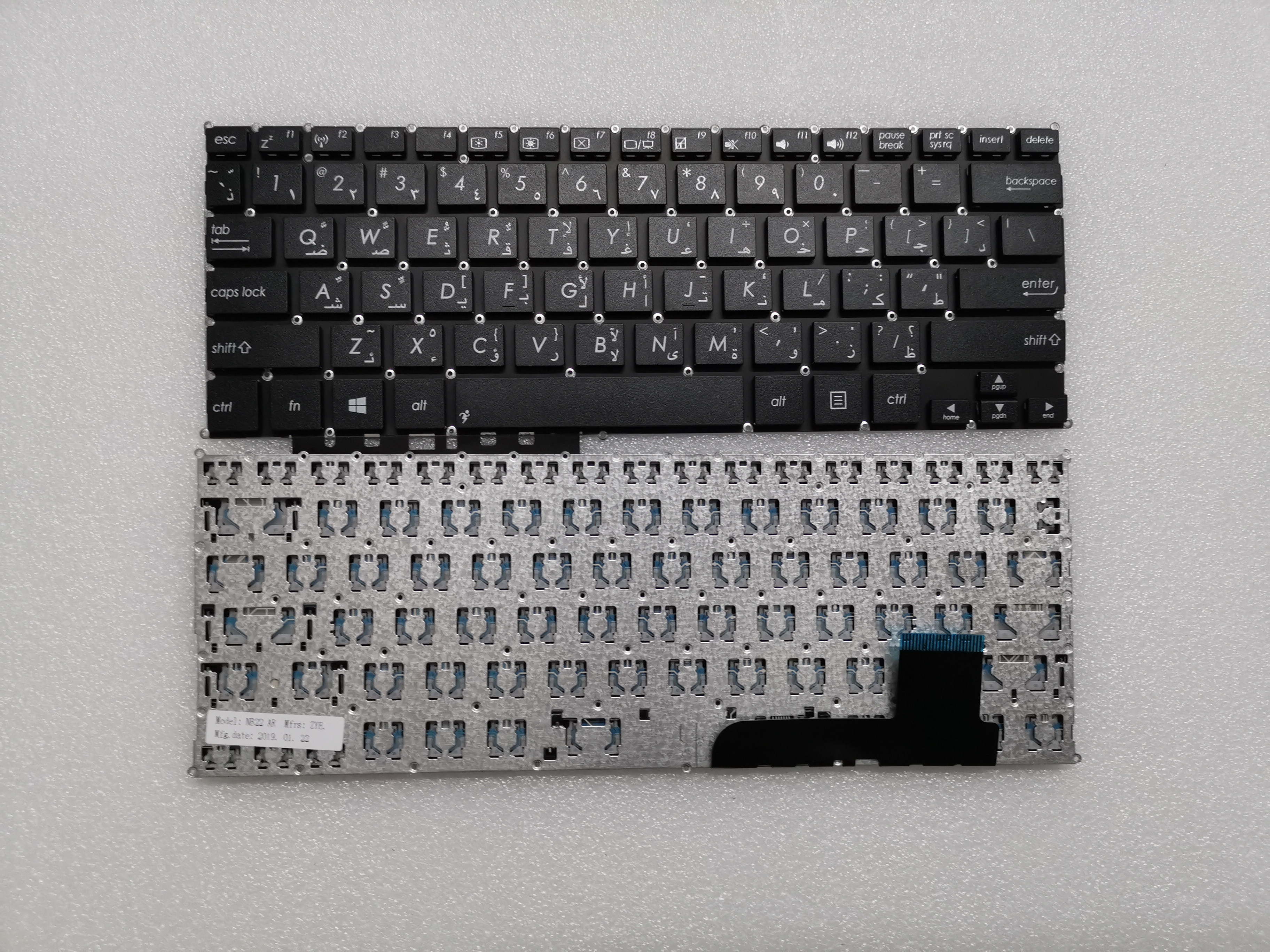 Picture of New Replacement Laptop Keyboard For ASUS X201 BLACK (OEM) AR Layout